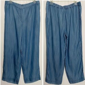 Chico's Blue Ankle Cropped Pants